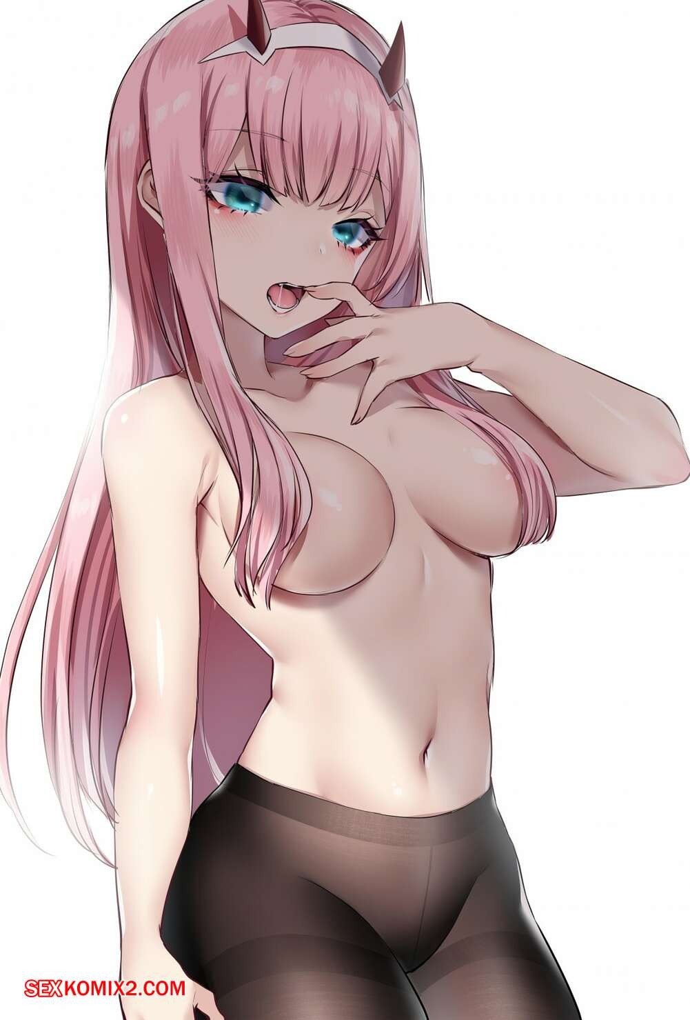 Zero two Darling in the FRANXX foot хентай