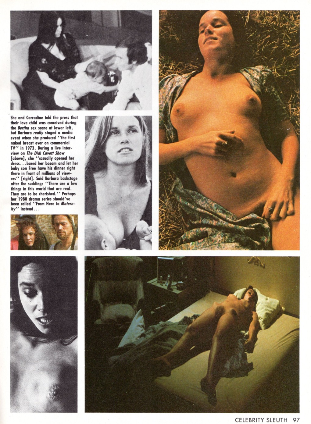 Барбара Буше(Barbara Bouchet) ню