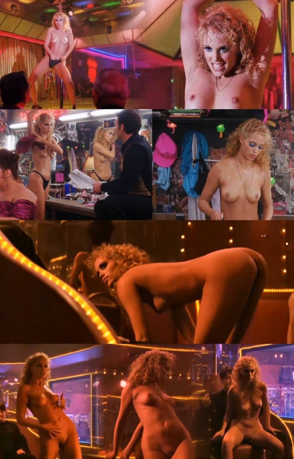 Голая Элизабет Беркли в Showgirls