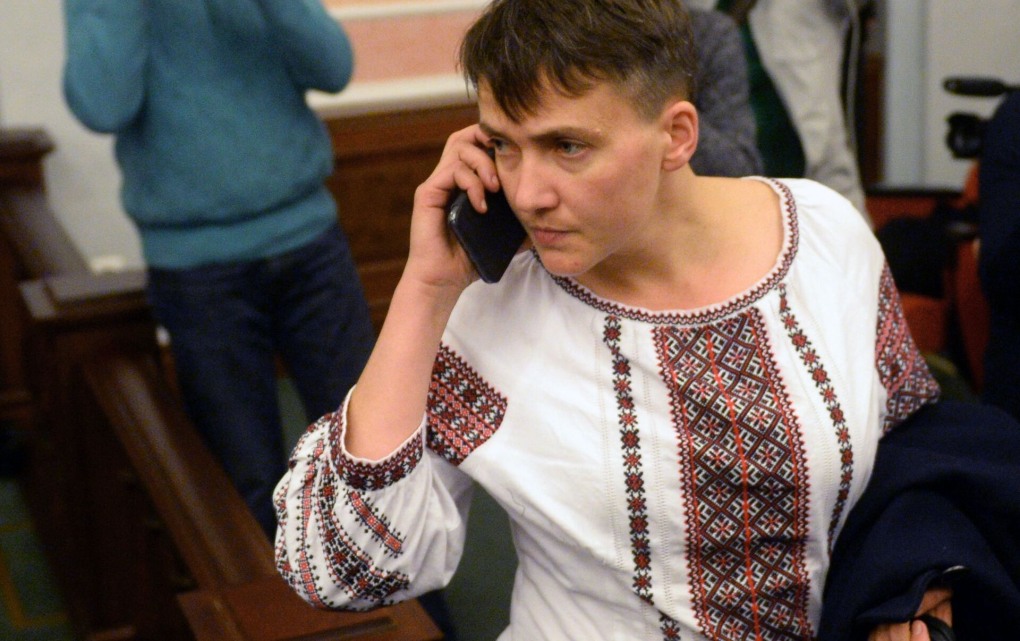 Надежда Савченко в молодости
