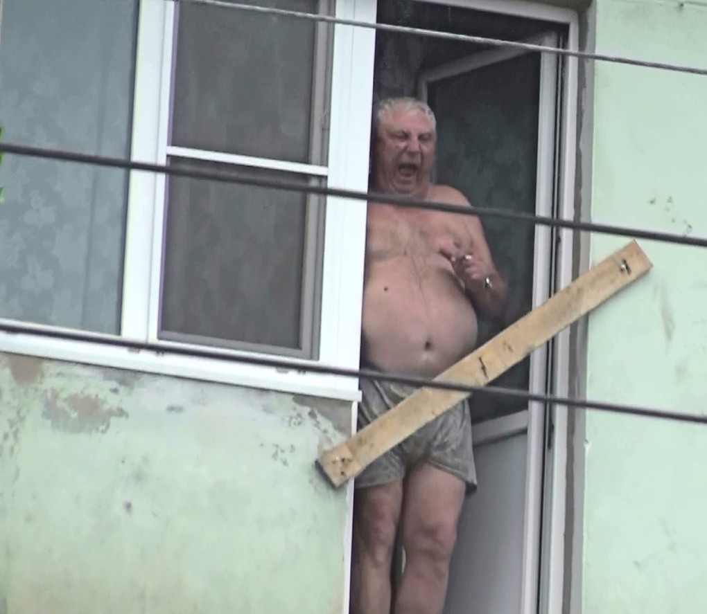 Красивый трах на балконе