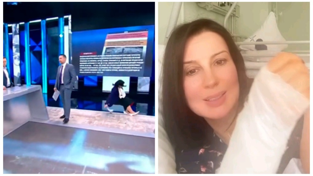 Ведущая РЕН ТВ Елена Лихоманова ххх