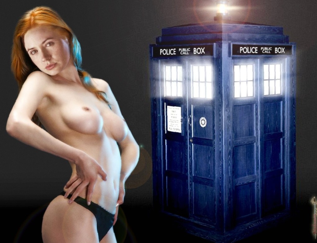 Karen Gillan fakes