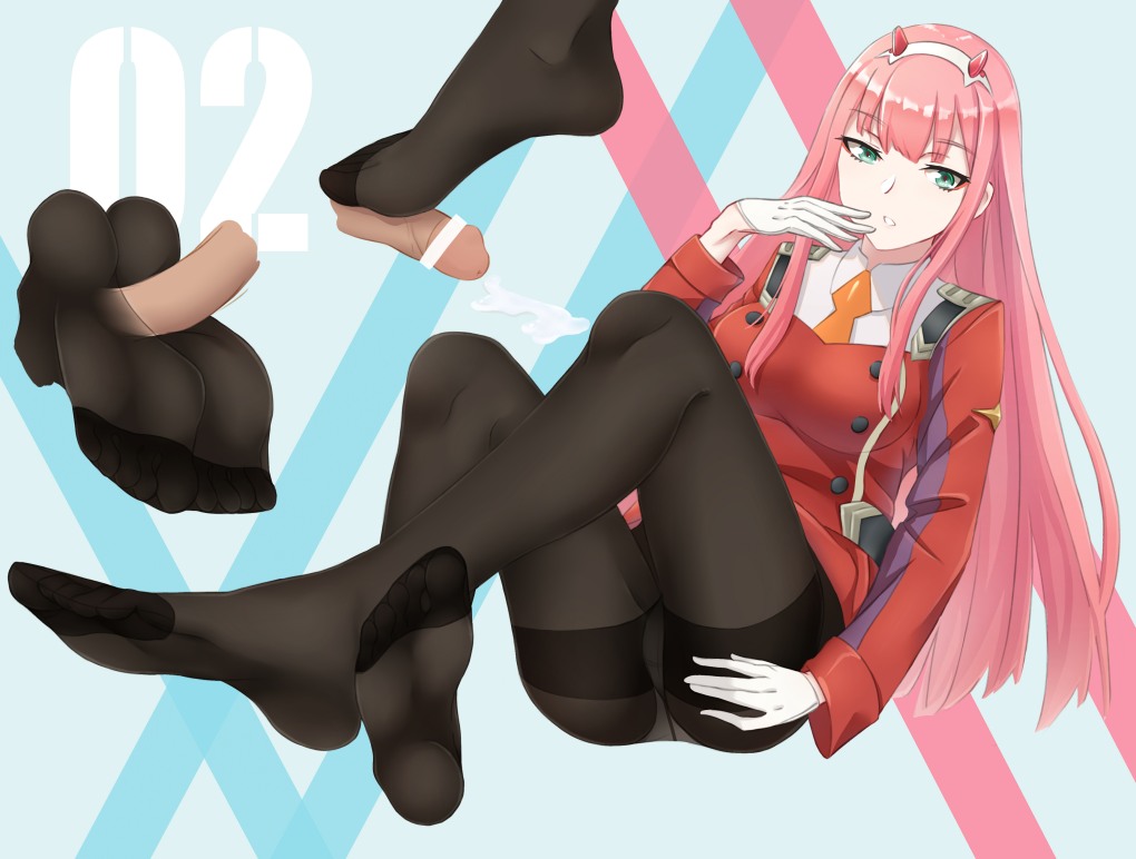 Аниме Darling in the FRANXX feet