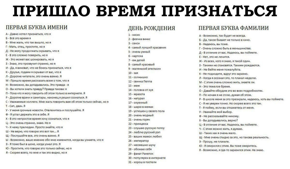 Смешные тесты по дате рождения