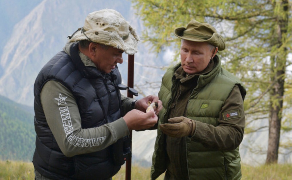 Путин и Шойгу в Сибири 2021
