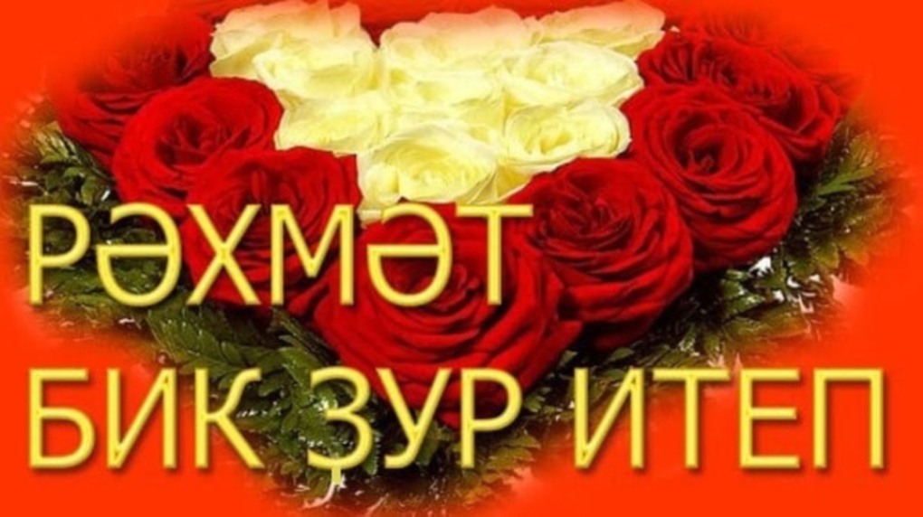 Благодарю за поздравления на татарском языке