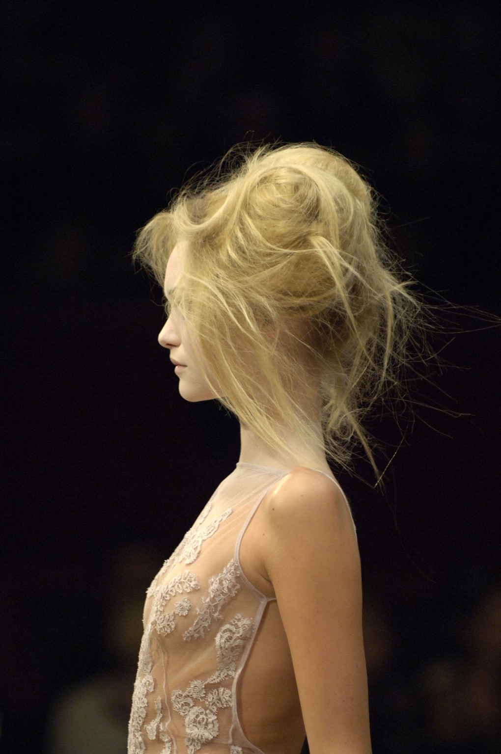 Catwalk nipples Flat Chest