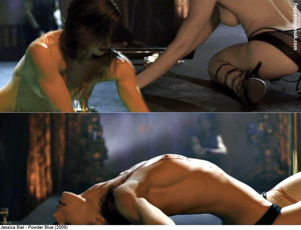 Jessica Biel Powder Blue